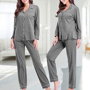 Women's Soft Pajama Set Two Piece Pajama Set Classic Short Comfort Pajamas (4XL)